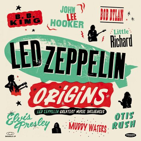 Led Zepplin Origins (remastered), 2 LPs