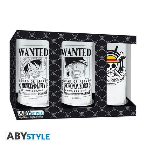 ONE PIECE - 3 Gläser, Merchandise