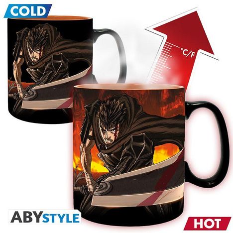 BERSERK - Mug Heat Change - 460 ml - Berserk - cardboard, Diverse