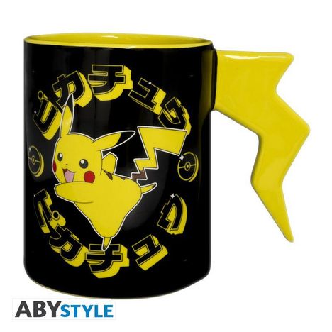 POKEMON - Mug 3D handle - Pikachu lightening bolt, Diverse