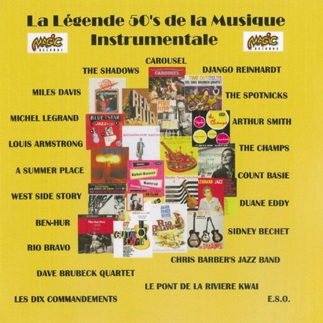 La Legende 50's De La Musique, CD