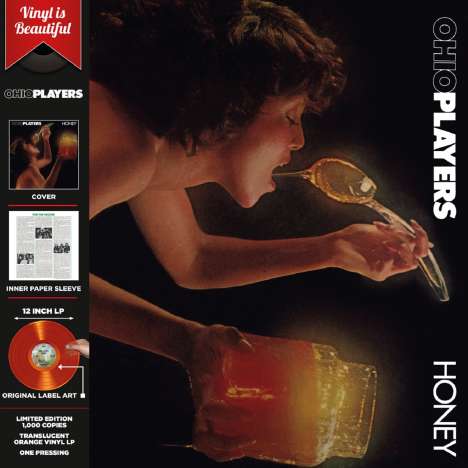 Ohio Players: Honey (Limited Edition) (Translucent Orange Vinyl), LP