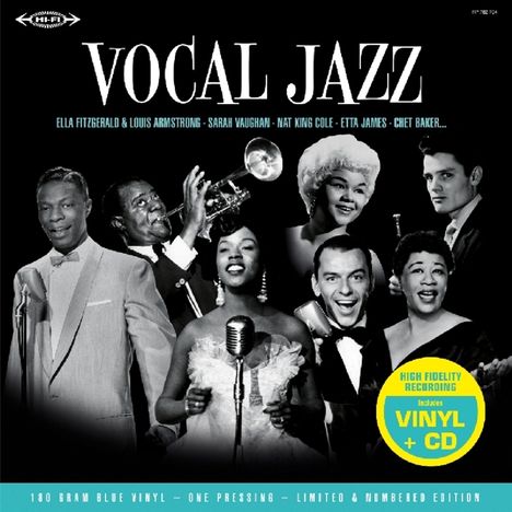 Vocal Jazz (remastered) (180g) (Limited Numbered Edition) (Blue Vinyl), 1 LP und 1 CD