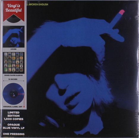 Marianne Faithfull: Broken English (Limited-Edition) (Blue Vinyl), LP
