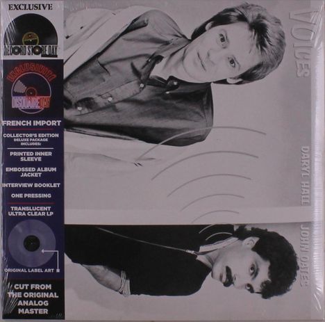 Daryl Hall &amp; John Oates: Voices (Clear Vinyl), LP