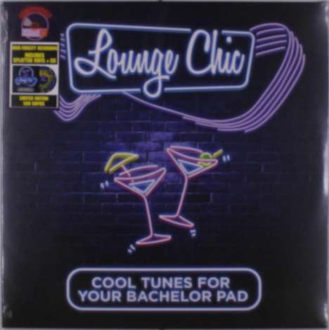 Lounge Chic - Cool Tunes For Your Bachelor Pad (Limited Edition) (Splatter Vinyl), 1 LP und 1 CD