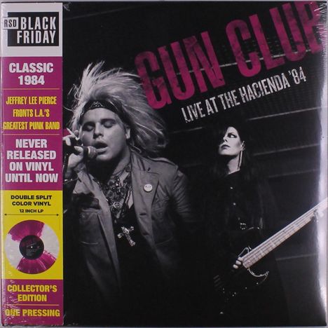 The Gun Club: Live At The Hacienda '84 (remastered) (Collector's Edition) (Split Colored Vinyl), LP