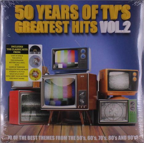 Filmmusik: 50 Years Of TV's Greatest Hits Vol. 2 (Colored Vinyl), 2 LPs
