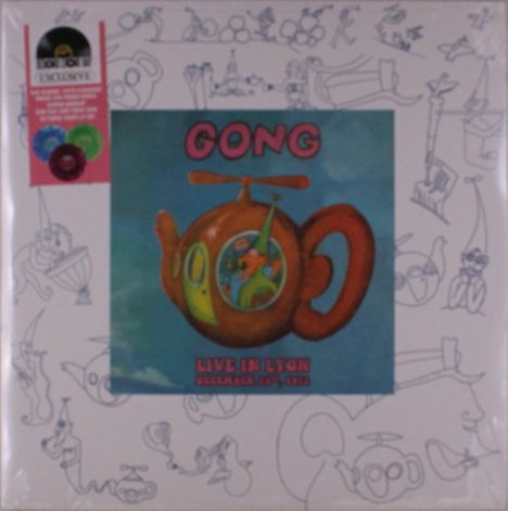 Gong: Live In Lyon December 14th, 1972 (Exclusive Edition) (Triple Colored Vinyl), 3 LPs