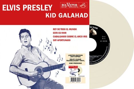 Elvis Presley (1935-1977): Kid Galahad (Peru) (Limited Edition) (Milky Clear Vinyl), Single 7"