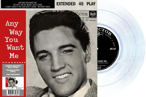 Elvis Presley (1935-1977): Any Way You Want Me (South Africa) (Limited Edition) (Translucent Vinyl), Single 7"