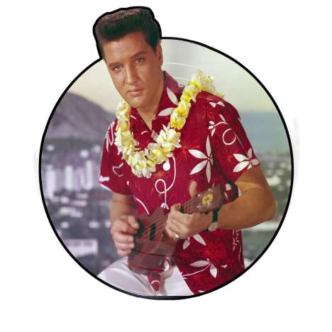 Elvis Presley (1935-1977): Filmmusik: Blue Hawaii (Limited Edition) (Shaped Picture Disc), LP