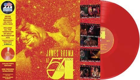 James Brown: At Studio 54 New York City (Limited Edition) (Translucent Red Vinyl), LP