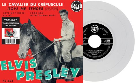 Elvis Presley (1935-1977): Le Cavalier Du Crepuscule (Translucent Vinyl), Single 7"