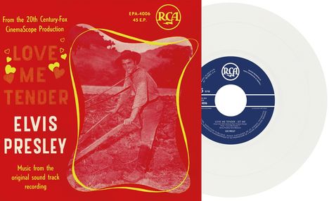 Elvis Presley: Love Me Tender (White Vinyl), Single 7"