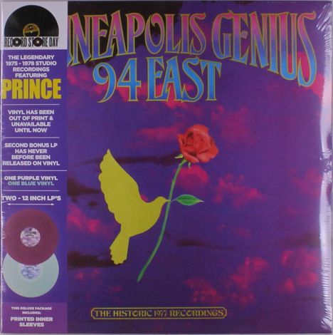 94 East Feat. Prince: Minneapolis Genius (RSD) (Deluxe Edition) (Purple &amp; Blue Vinyl), 2 LPs