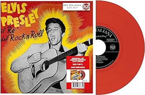 Elvis Presley (1935-1977): Il Re Del Rock'N'Roll (Red Vinyl), Single 7"