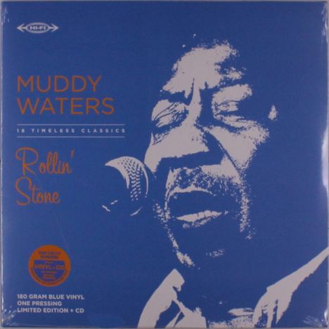 Muddy Waters: Rollin' Stone (remastered) (180g) (Limited Edition) (Blue Vinyl), 1 LP und 1 CD