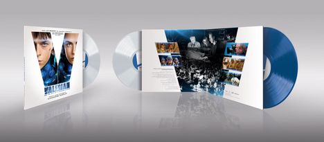 Filmmusik: Valerian und die Stadt der tausend Planeten (Blue/White Vinyl) (+ Poster), 2 LPs