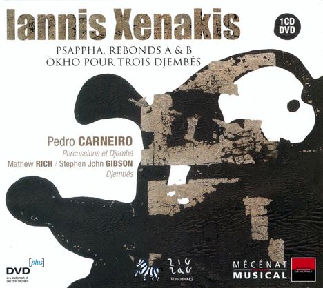 Iannis Xenakis (1922-2001): Okho für 3 Djembes, CD