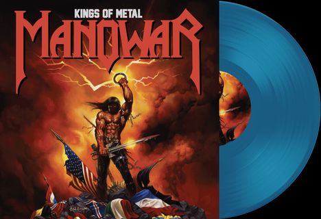 Manowar: Kings Of Metal (Transparent Blue Vinyl) (Limited Edition), LP