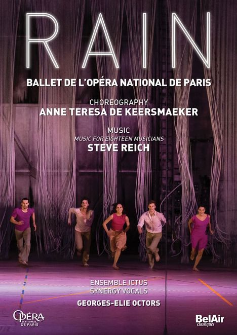 Ballet de l'Opera National de Paris - Rain, DVD