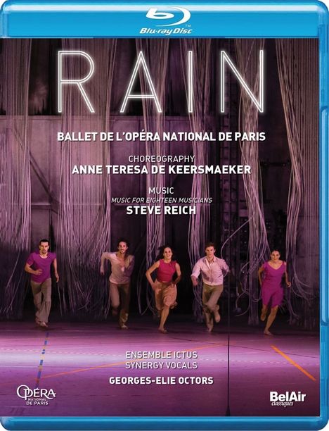 Ballet de l'Opera National de Paris - Rain, Blu-ray Disc