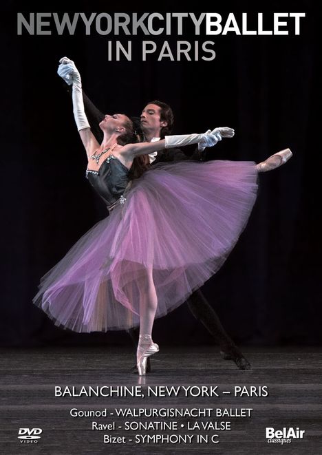 New York City Ballet in Paris, Blu-ray Disc