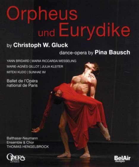 Christoph Willibald Gluck (1714-1787): Orpheus &amp; Eurydike (in dt.Spr./Tanzoper von Pina Bausch), Blu-ray Disc