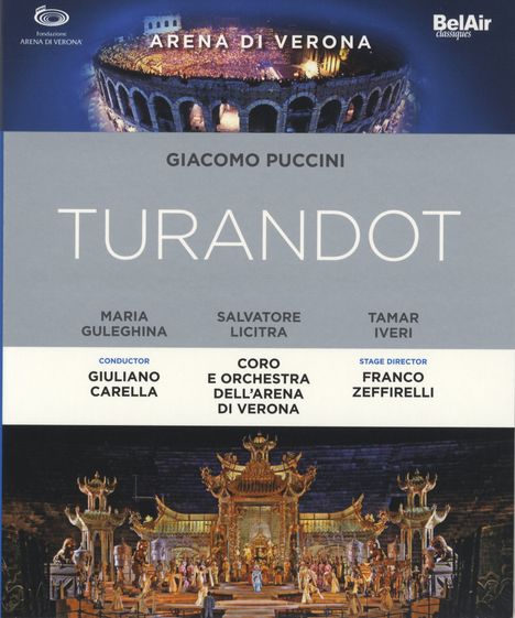 Giacomo Puccini (1858-1924): Turandot, Blu-ray Disc