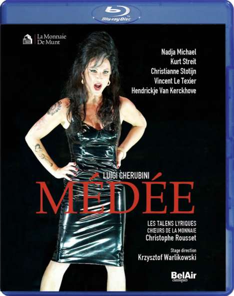 Luigi Cherubini (1760-1842): Medea (französische Version "Medee"), Blu-ray Disc
