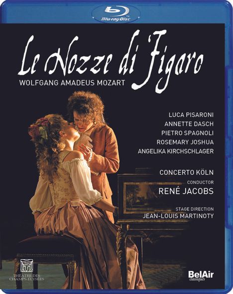 Wolfgang Amadeus Mozart (1756-1791): Die Hochzeit des Figaro, Blu-ray Disc