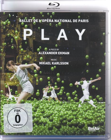 Ballet de l'Opera National de Paris - Play, Blu-ray Disc