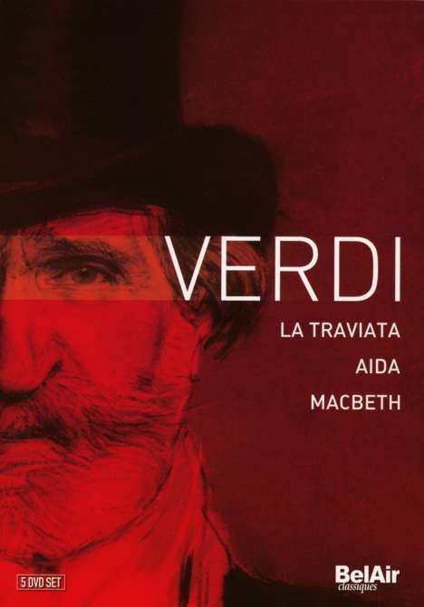 Giuseppe Verdi (1813-1901): Verdi (3 Operngesamtaufnahmen), 5 DVDs