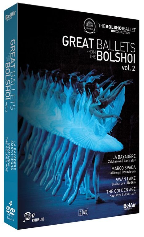 Bolshoi Ballett - Great Ballets From The Bolshoi Vol.2, 4 DVDs