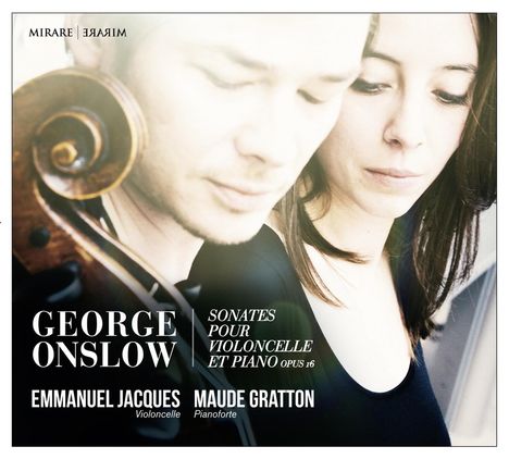 Georges Onslow (1784-1852): Sonaten für Cello &amp; Klavier op.16 Nr.1-3, CD