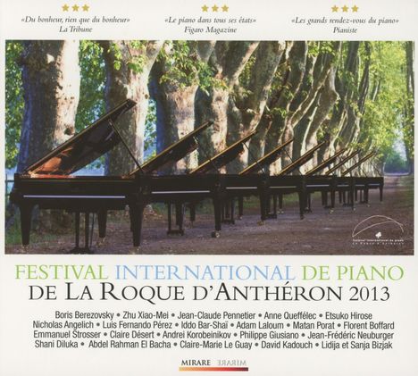 Festival de Piano La Roque d'Antheron 2013, CD
