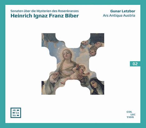 Heinrich Ignaz Biber (1644-1704): Rosenkranz-(Mysterien-)Sonaten Nr.1-16, 2 CDs