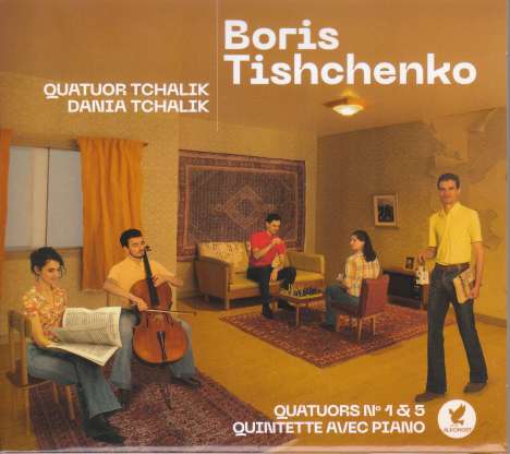 Boris Tischtschenko (1939-2010): Streichquartette Nr.1 &amp; 5, CD