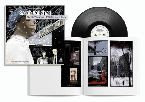 Sarah Vaughan (1924-1990): Vinyl Story (LP + Hardback Illustrated Book), LP