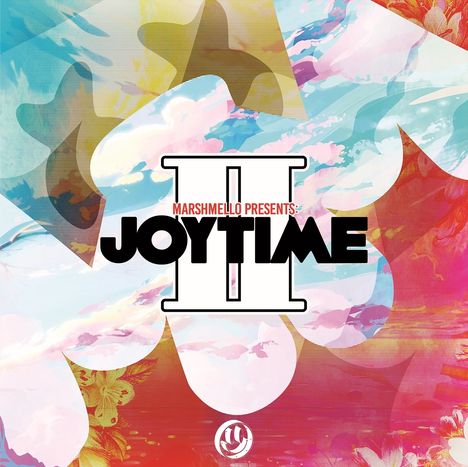 Text: "MARSHMELLO PRESENTS: JOYTIME II". Bunte, abstrakte Formen im Hintergrund.