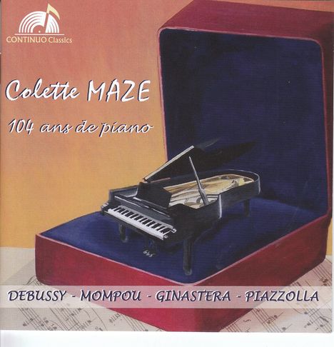 Colette Maze - 104 Ans de Piano, CD