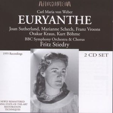 Carl Maria von Weber (1786-1826): Euryanthe, 2 CDs