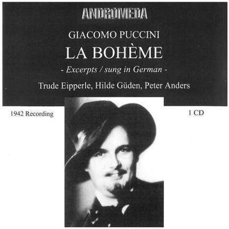 Giacomo Puccini (1858-1924): La Boheme (Ausz.in dt.Spr.), CD