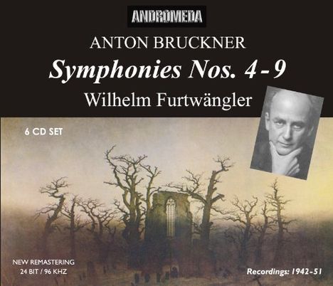 Anton Bruckner (1824-1896): Symphonien Nr.4-9, 6 CDs