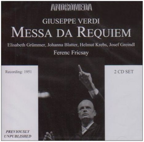 Giuseppe Verdi (1813-1901): Requiem, 2 CDs