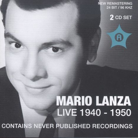 Mario Lanza  - Live 1940-1950, 2 CDs