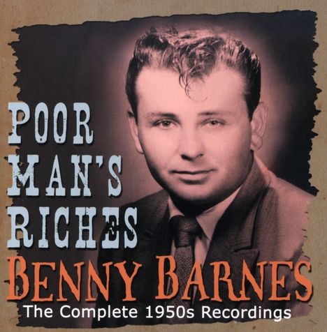 Benny Barnes: Poor Man's Riches, Complete 1950s..., CD