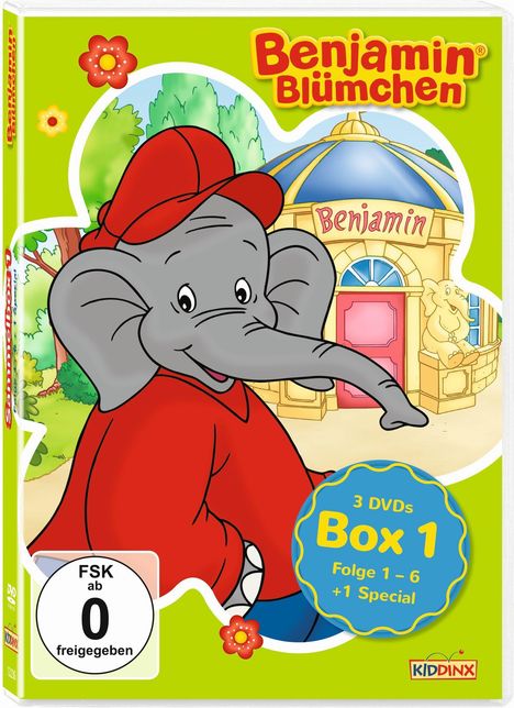 Benjamin Blümchen Box 1, 3 DVDs