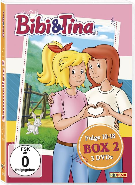 Bibi &amp; Tina Box 2 (Folge 10-18), 3 DVDs
